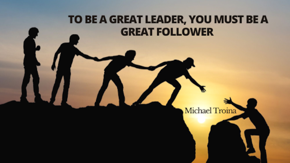 a good leader is a good follower essay brainly